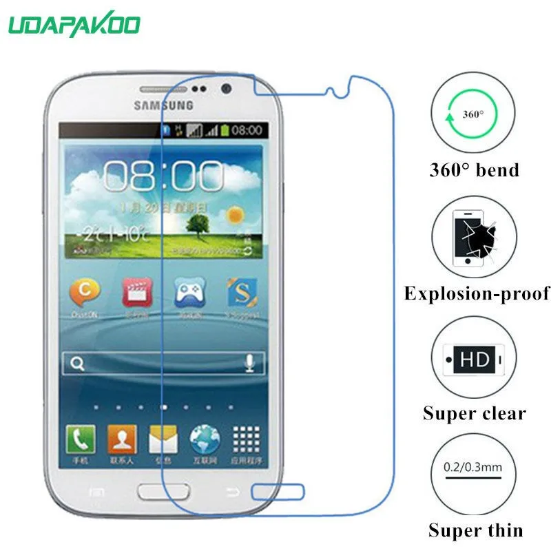 Фото Udapakoo прозрачная закаленная (мягкое стекло) пленка для Sumsung Galaxy Grand DUOS 9082 i9082 нано