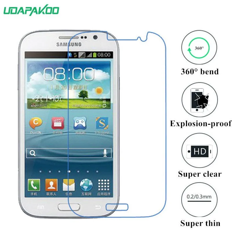 Фото Udapakoo прозрачная закаленная (мягкое стекло) пленка для Sumsung Galaxy Grand - купить