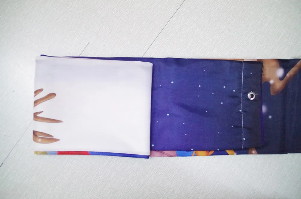 Индивидуальная новая мультяшная Красивая занавеска для душа Русалка s + коврик