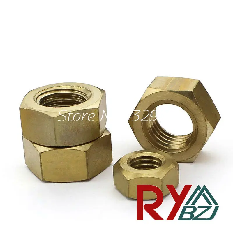 Латунная Шестигранная гайка латунная M2 5 Метрическая резьба|brass hex nut|hex nutnut m2 |