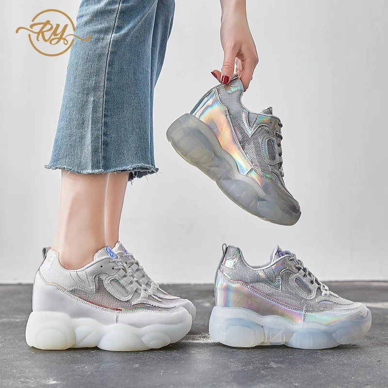 RY РЕЛА/Модная женская обувь Новинка 2019 года дышащая Летняя Сетка повседневные