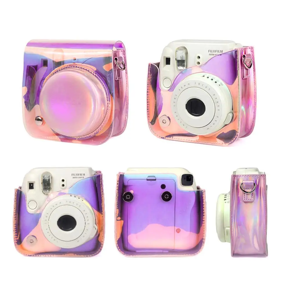 Защитный чехол для камеры Laser Magic Color с регулируемым плечевым ремнем Polaroid Fujifilm Instax
