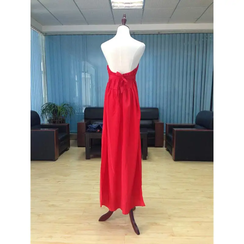 Красное шифоновое платье для беременных ночная рубашка фотосъемки Одежда