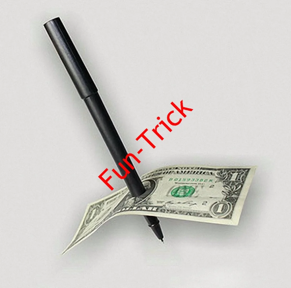 Многоярусная шариковая ручка Thru Bill Magic Trick фокусы для магических карт|magic ball pen|pen