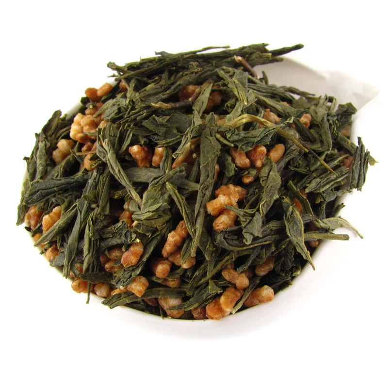 250 г Органические Традиционной Японской Kirara Рис Чай Коричневый Сенча Генмайча F1 |