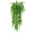 Искусственные пластиковые листья Персидского папоротника, Пластиковые Зеленые искусственные растения, искусственные листья из ротанга украшение для дома в классическом стиле