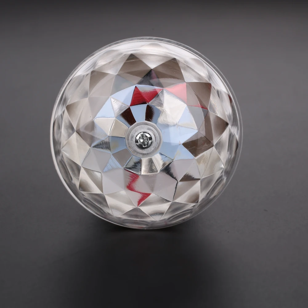 Светодиодный лампочки для сцены кристалл магический шар света Авто вращающийся