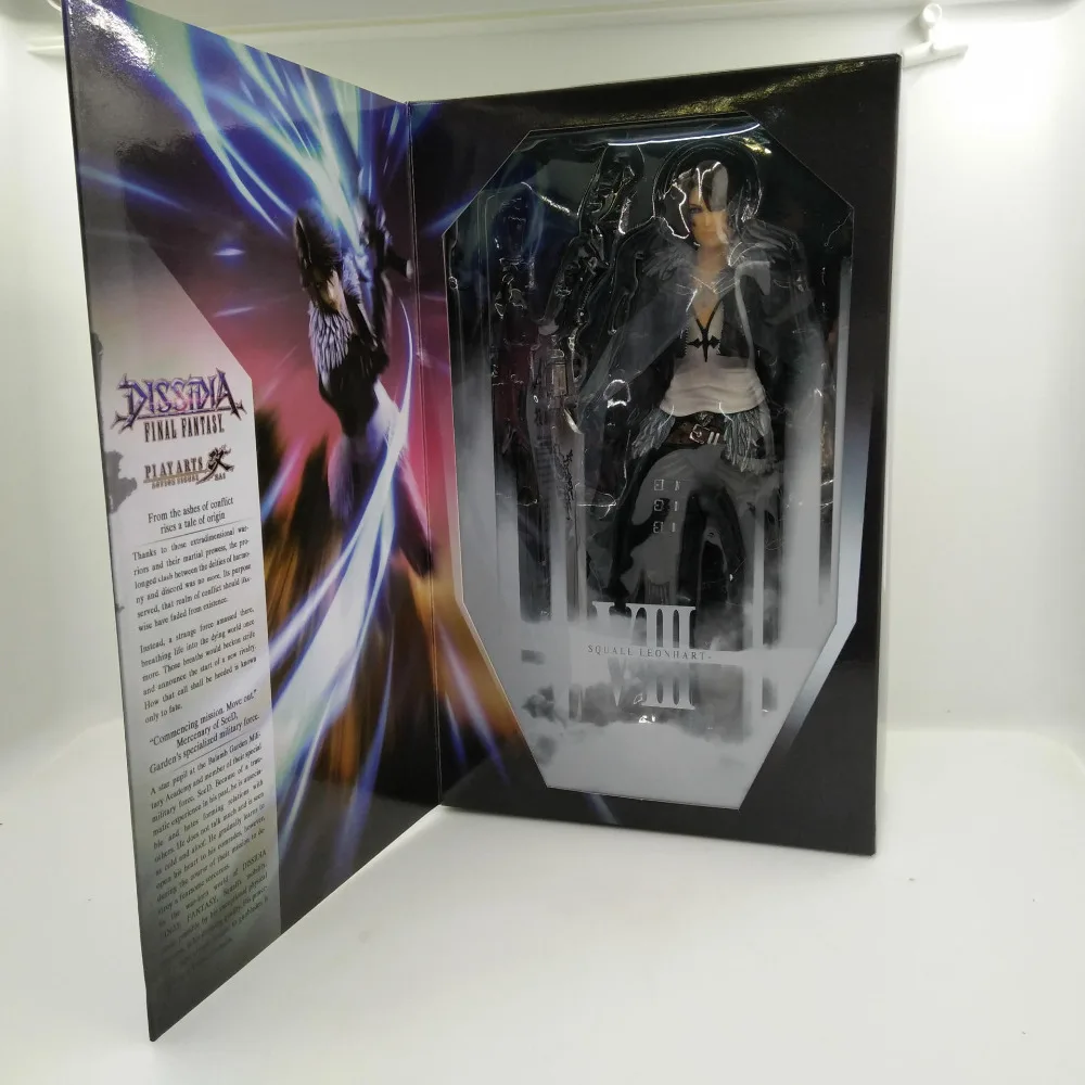 Аниме Фигурка 25 см FINAL FANTASY disssidia Squall Leonhart ПВХ фигурка Коллекционная модель