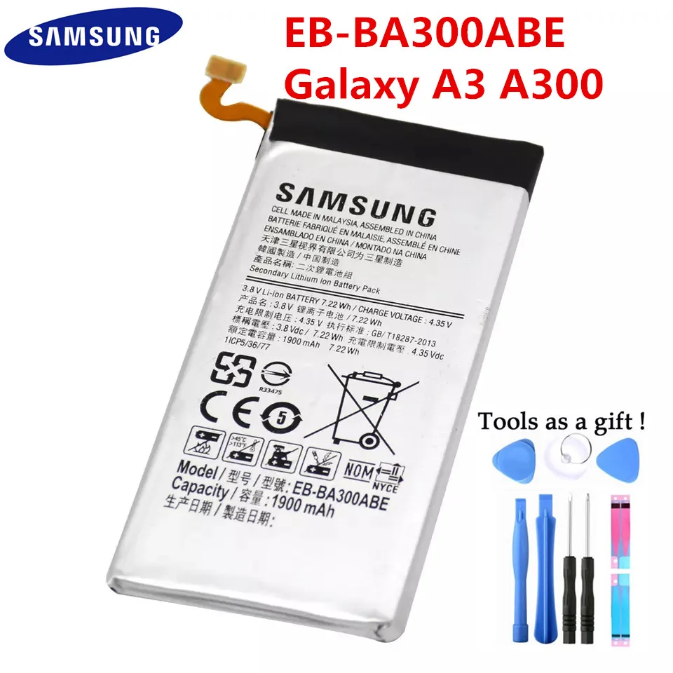 Оригинальный высококачественный запасной EB-BA300ABE батареи для Samsung Galaxy A3 A300 SM-A300F