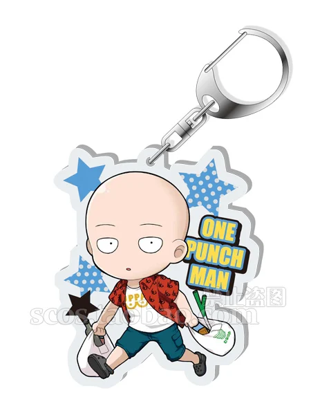 Аниме ONE PUNCH-MAN Saitama Genos thorous Tornado KING speed sonic брелок для косплея акриловая фигурка