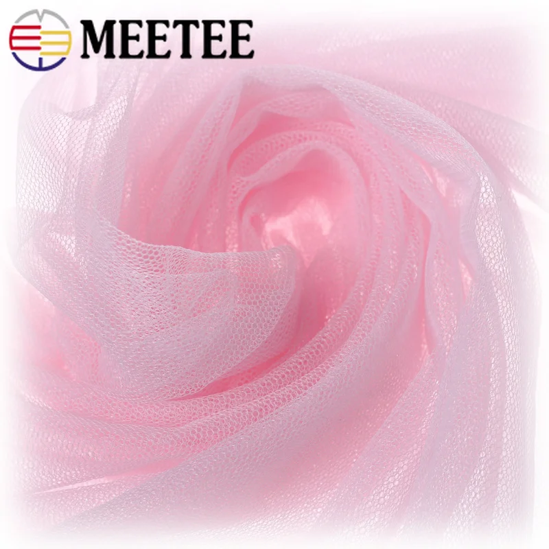 Meetee 5 метров ширина 1 6 м Мягкая Сетка кружевная ткань москитная сетка ручной