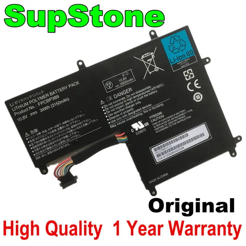 SupStone оригинальные FPCBP389 ноутбук Батарея для Fujitsu стилистических Q702 E236872 FPB0286 CP588141 01