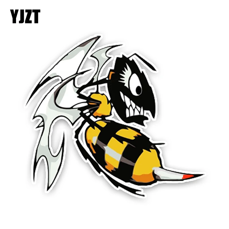 YJZT см/см милые разноцветные автомобильные наклейки Hornets из ПВХ высокого качества