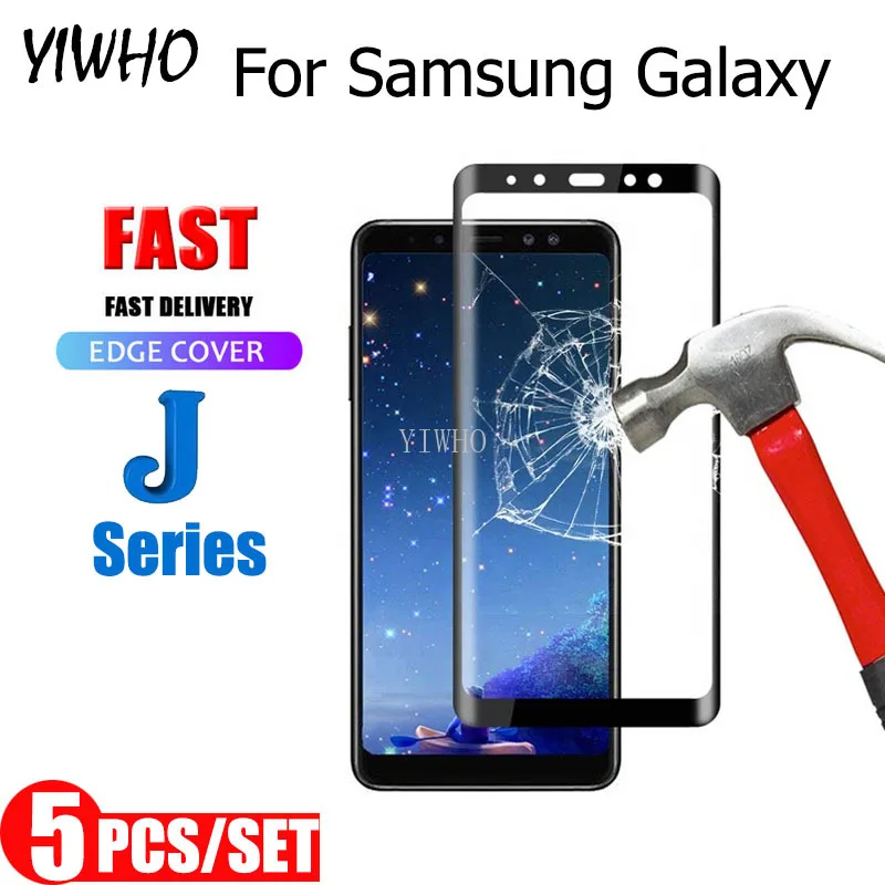 5 шт./компл. Защитная пленка для экрана для samsung Galaxy J8 J6 J4 Plus J5 J3 J7 J2 Pro Закаленное стекло Защитная пленка