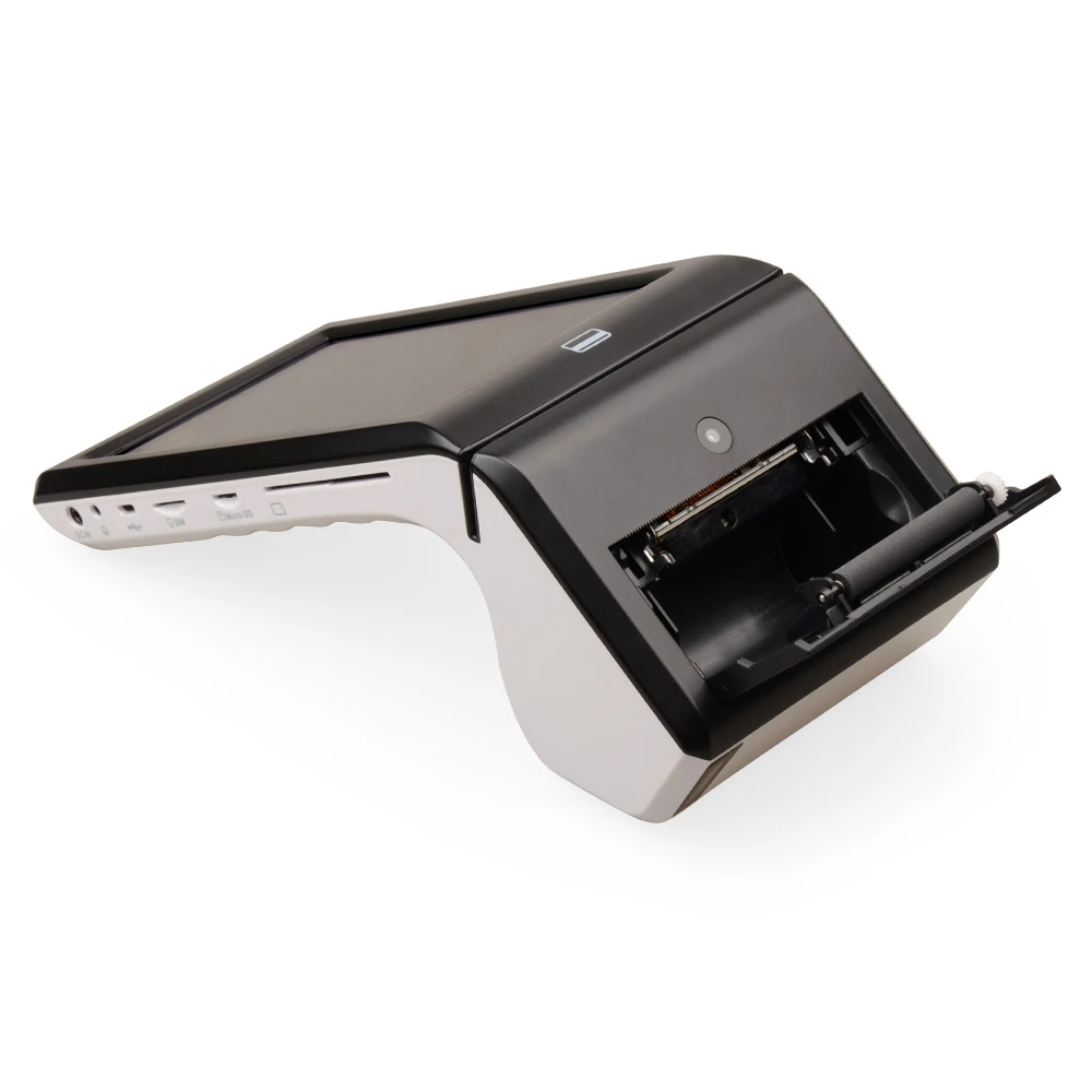 POS NFC считывающая система GP7002 PDA сканер штрих-кода с принтером 80 мм | Компьютеры и