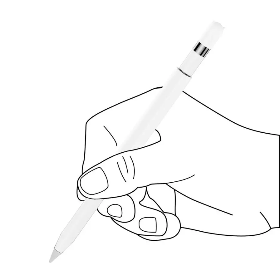 HIPERDEAL Магнитная гильза мягкий силиконовый держатель ручка Набор для Apple Pencil 18May29 Прямая поставка F