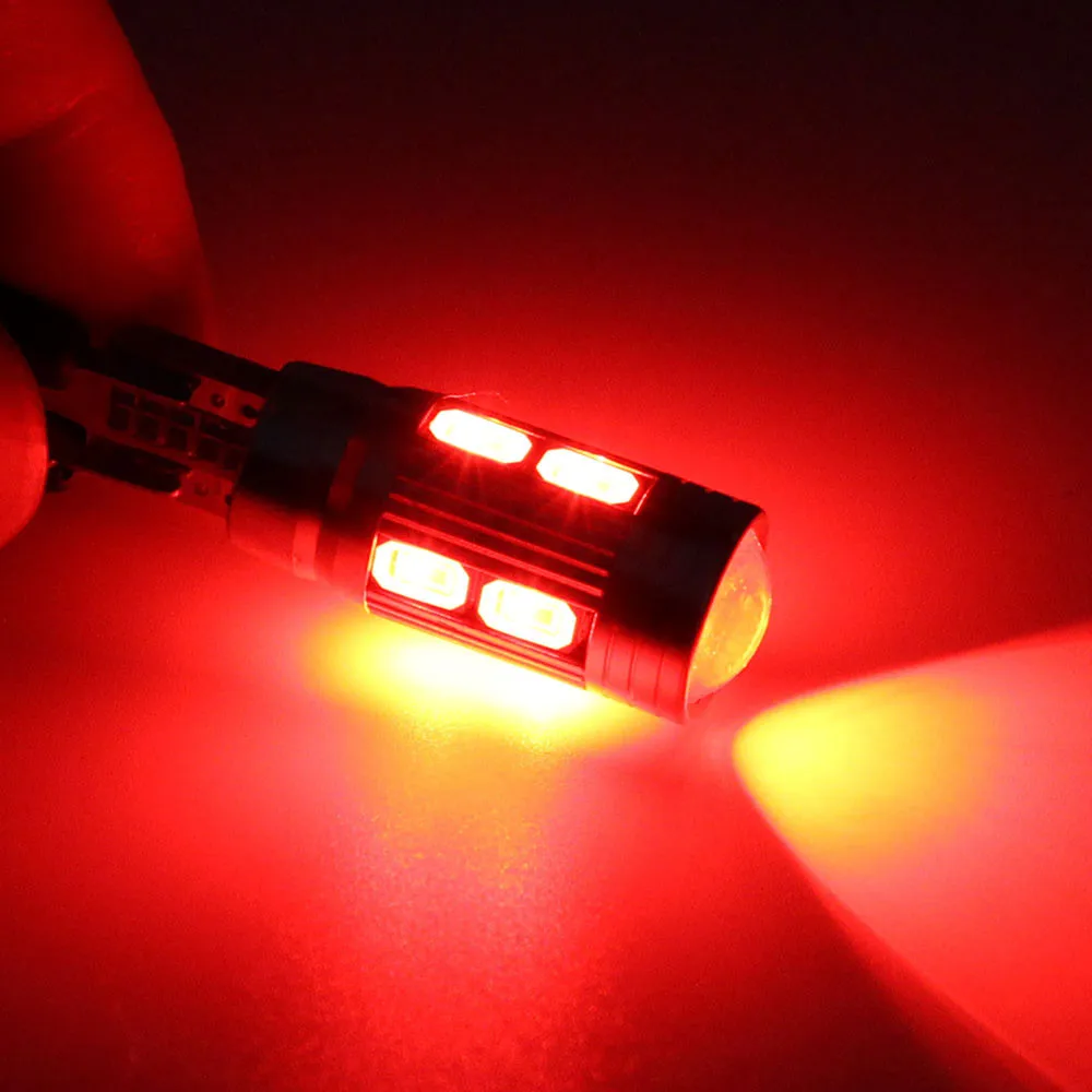 T10 W5W Автомобильная 10SMD светодиодсветодиодный сигнальная лампа Canbus Авто