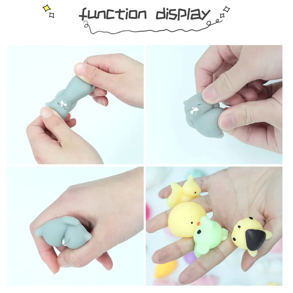 Мягкие милые игрушки мини Изменение цвета Kawaii анти-стресс облако/кошка/лиса