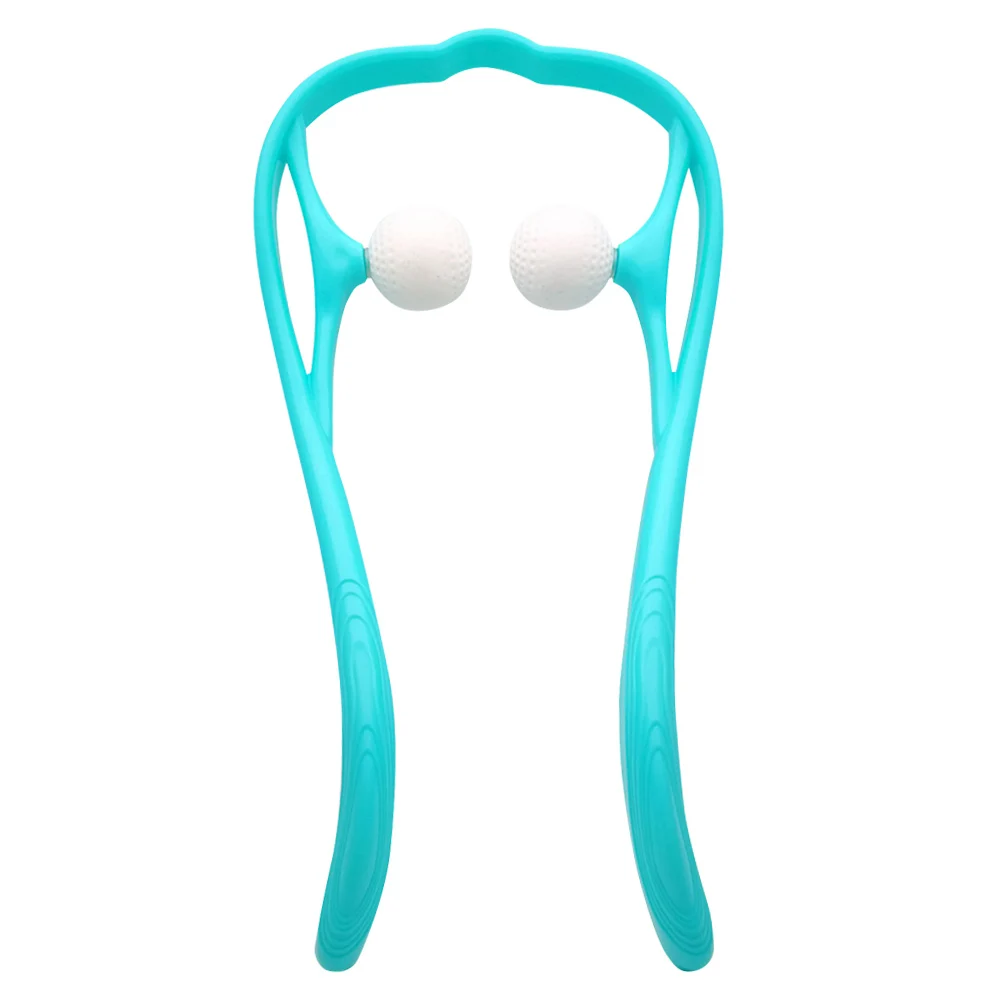 as picture Новые горячие 3 цвета пластик давление точечная терапия средства ухода за кожей шеи массажер плеча двойной триггер массаж дропшиппинг - Цвет: as picture