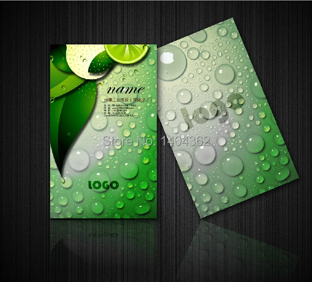 300gsm бумага с покрытием две стороны печати бесплатный дизайн изысканные визитные