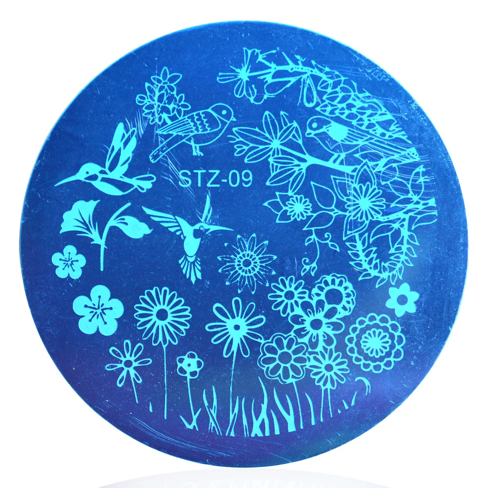 1 шт. очаровательные весенние DIY польские красивые мерные штамповочные пластины 3D