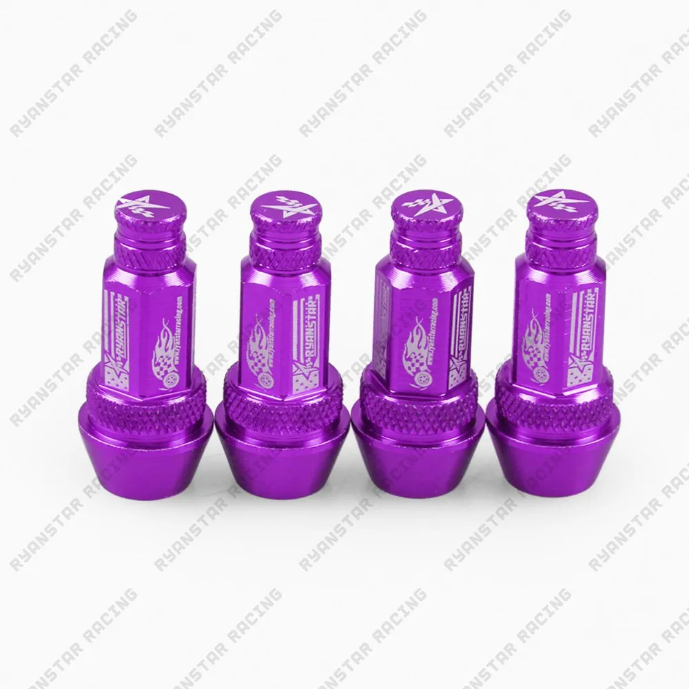 Ryanstar универсальный автомобиль Гонки шинный воздушный клапан Стволовые колпачки