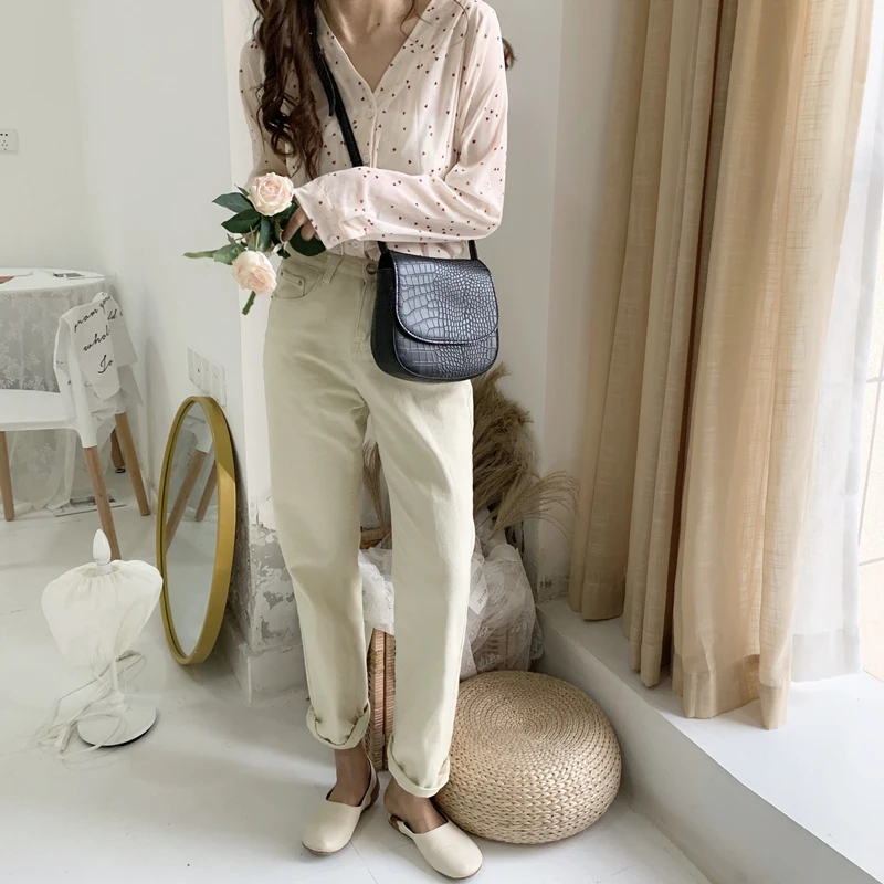 Роскошная брендовая Простая Сумка-седло из кожи аллигатора женские