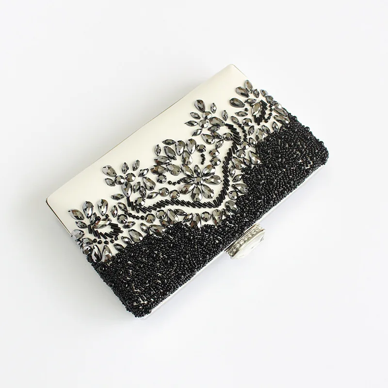2018 Новая коллекция женский черный клатч Свадебные Сумки Винтаж Клатчи дамы