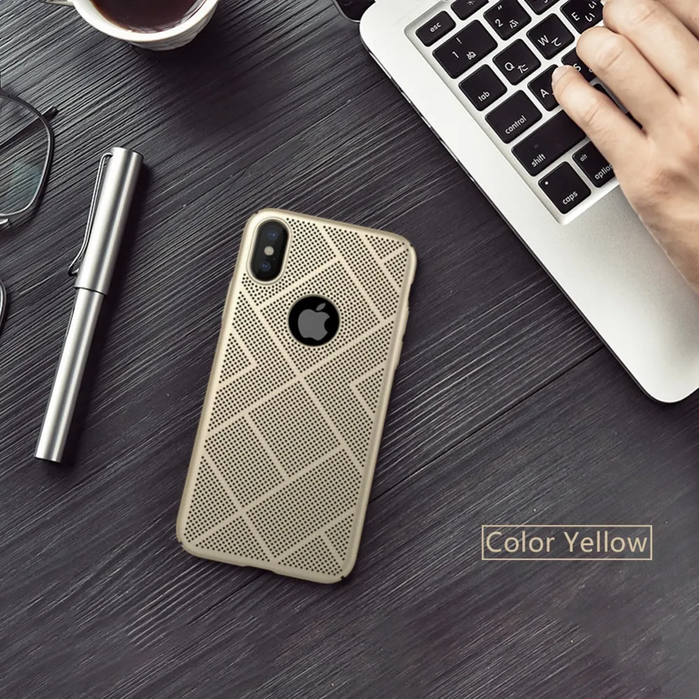 Чехол Nillkin для iPhone X XS, тонкий воздушный чехол, тонкий чехол, 5,8 дюймов, отвод тепла, рассеивание тепла, чехол для телефона для iPhone Xs, чехол