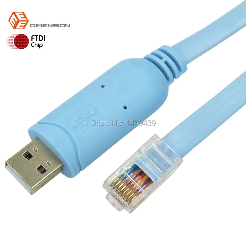 Сетевой маршрутизатор Alibaba Express длина 6 футов USB RS232 RJ45 консольный кабель для