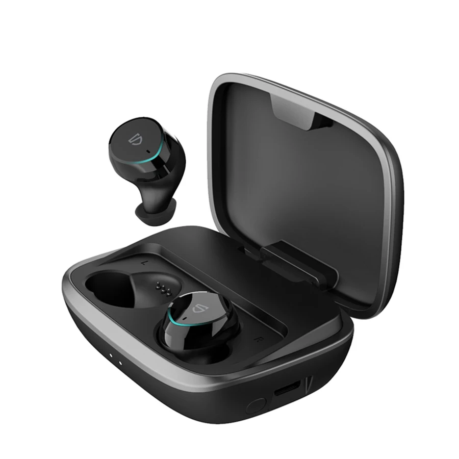 SoundPEATS Trueshift Bluetooth Беспроводные наушники с микрофоном IPX7 водонепроницаемые