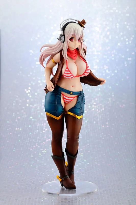 Игрушка мечты FURYU SONICO игрушки фигурка супер Соник купальник Ver. Сексуальные ПВХ Джинсы Sonic аниме Фигурное бикини сексуальная девушка фигурка