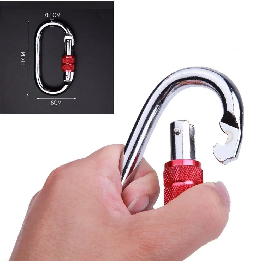 Carabiner Потолочное настенное крепление Якорь Подвеска кронштейн крюк для Trx тренажерный зал кольца Crossfit Йога гамак качели подвесное кресло - Цвет: Carabiner
