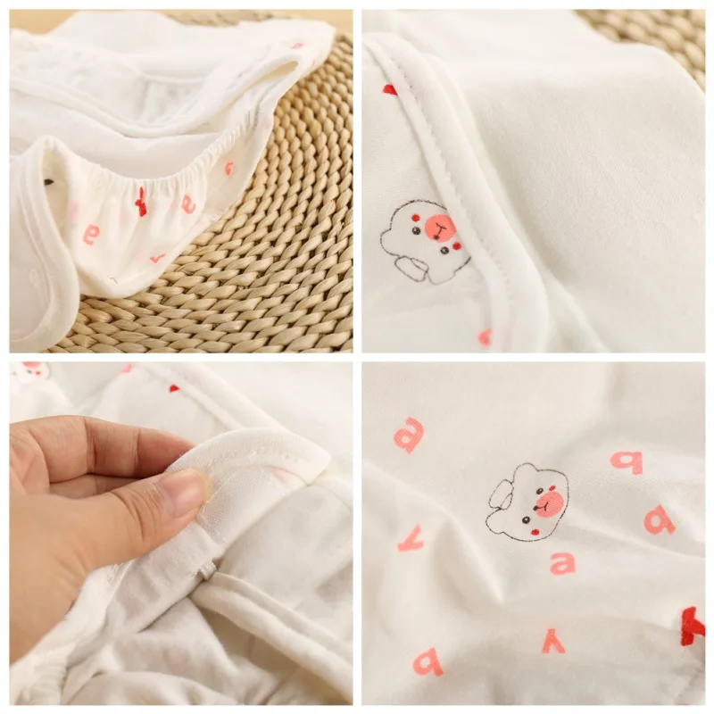 Многоразовые подгузники стираемые картонные с кошками зеленые