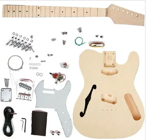 

F Hole TL DIY Electric Guitar DY-Y4 Mahogany Body Maple Neck Hot Sale High Cost Performance