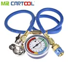 Комплект хладагента Mr Cartool R134A R22 R12 с манометром, для дома и автомобиля, кондиционирование воздуха