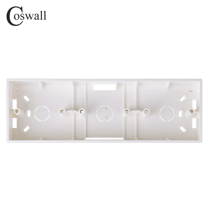 Aplica-se para Toda a Posição da Superfície da Parede a Caixa de Montagem 34mm de Coswall para 86 tipo Interruptores Externa Triplos ou Soquetes 258mm * 86mm