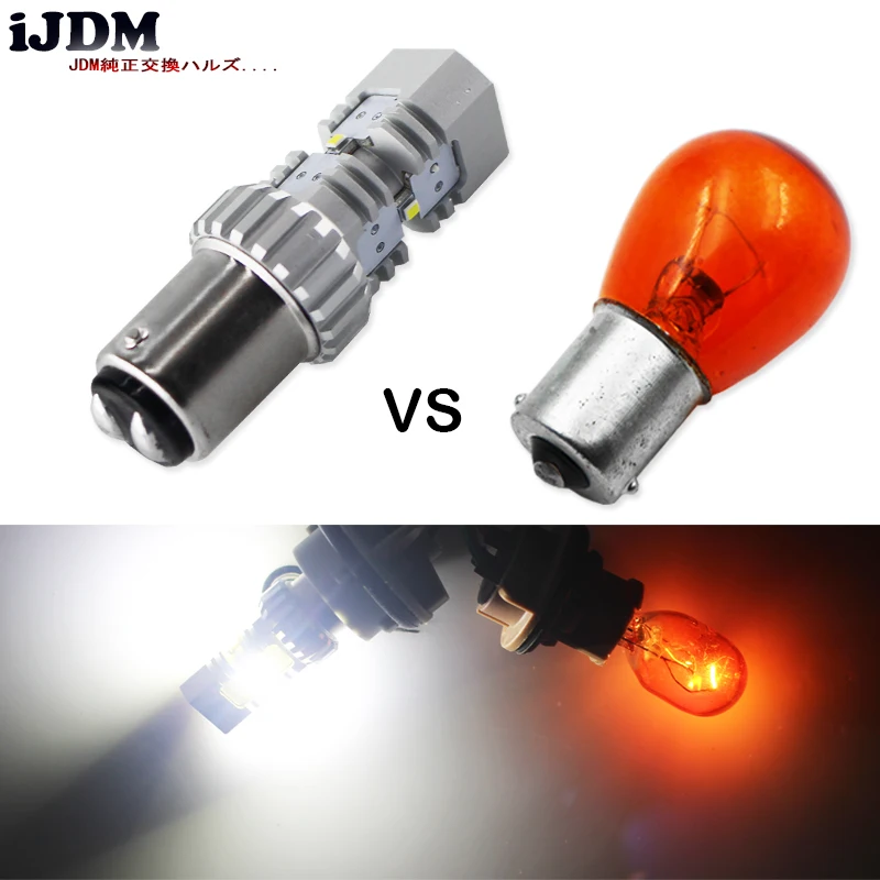 IJDM 6000K белый задний фонарь BAY15d светодиодный Canbus 1157 P21/5 Вт Светодиодный для