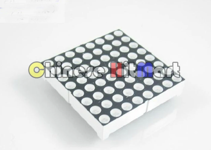 Светодиодный матричный дисплей 16pin 8x8 60x60 мм полноцветный RGB модуль общий анод для