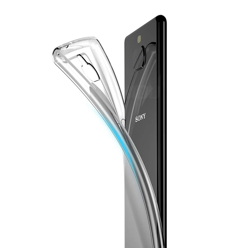 Чехол для sony Xperia 1 TPU Силиконовый прочный прозрачный мягкий чехол 6 5 защитный на