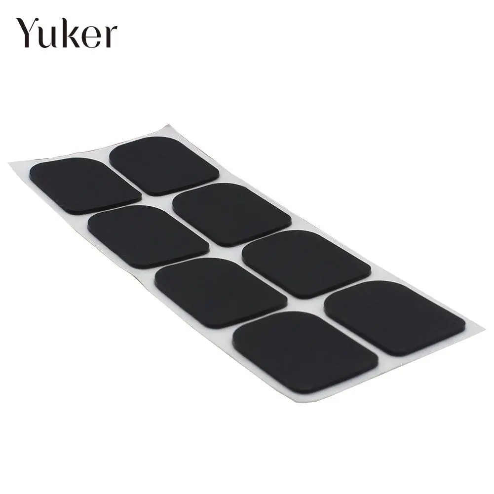 8Pcs 0.3 mm Clarinet Soprano Saxophone Sax Mouthpiece Patches Pad Cushions Black | Спорт и развлечения