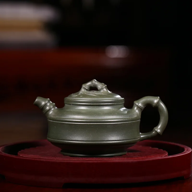 

Исин чайные наборы кунг-фу рекомендуется оптовая продажа двойной бамбуковый барабан все руки Аутентичные zisha чайник эскиз горшок