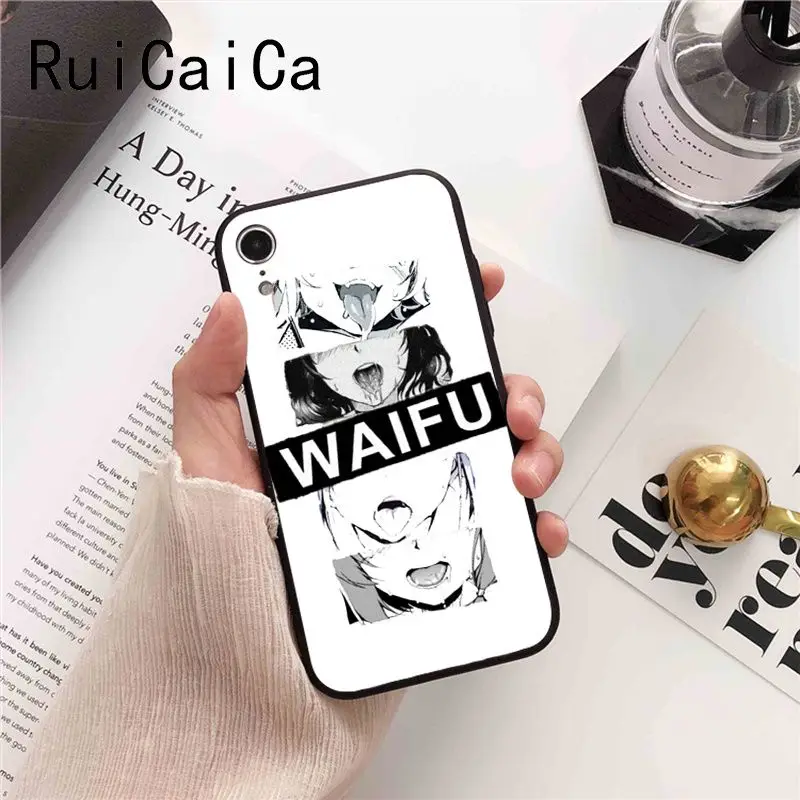 Ruicaica мультфильм сексуальная девушка Sugoi Senpai аниме waifu цветной чехол для телефона