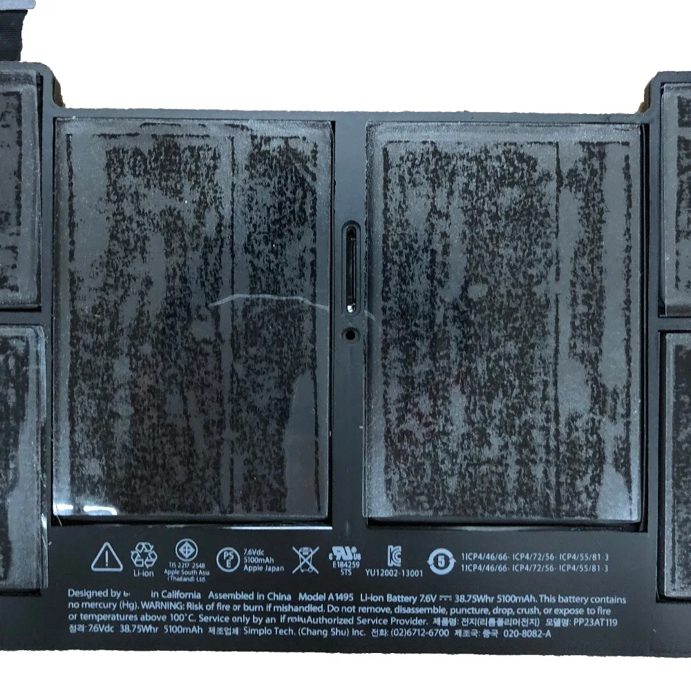 Новый оригинальный аккумулятор A1495 для ноутбуков Apple MacBook Air 11 A1465 MD711LL/A (7 6) MD711/A MD712/A