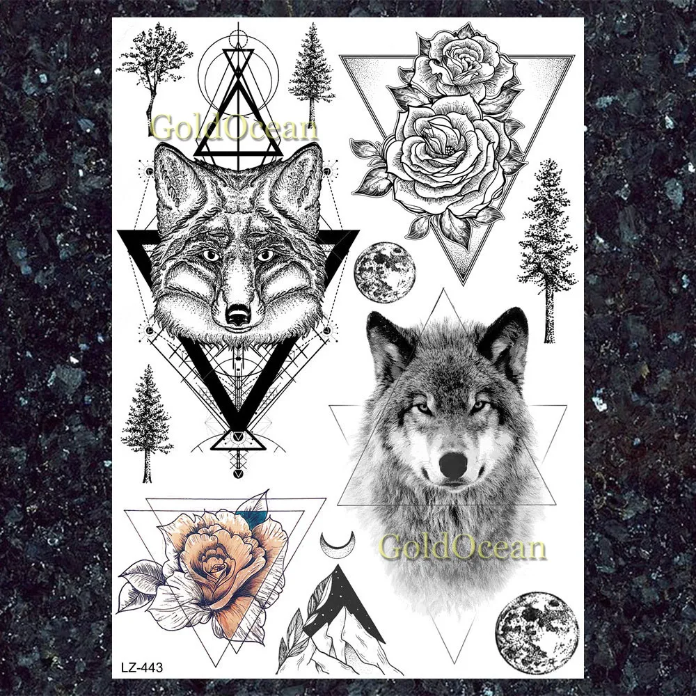 3d-ручка эскиз черный геометрический медведь наклейки искусственные животные