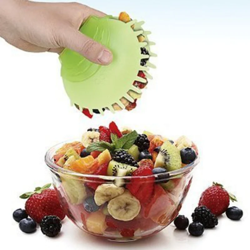 Палочка для салата с зажимом овощей-Киви ягоды удобной ручкой - Цена: 