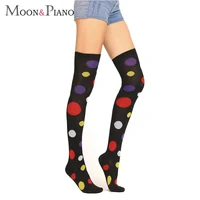 ladies fashion new color polka dot pattern small fresh sexy thighs over the knee stockings ladies trend personality fun sock