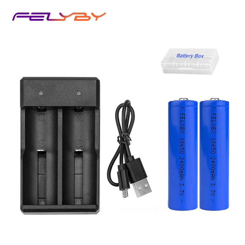 FELYBY 18650 3 7 V Универсальное зарядное устройство с быстрой умной зарядкой для