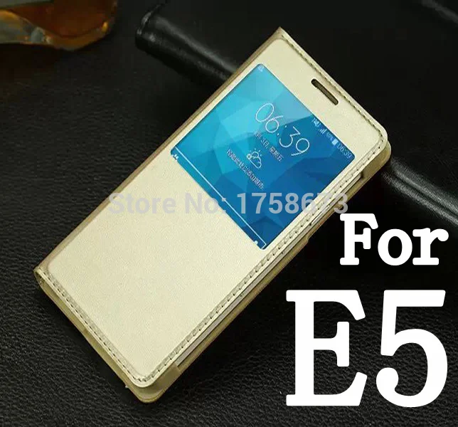 Новинка 2015 кожаный чехол книжка для samsung galaxy E5 E5000 E500 роскошный сумочка