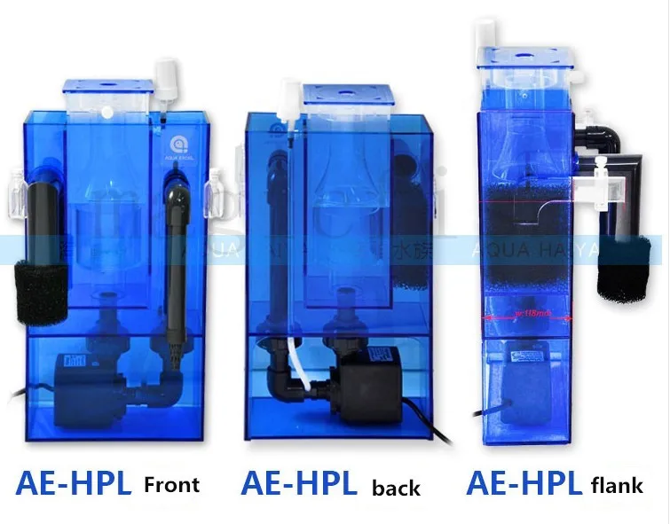 AQUAEXCEL внешний аквариумный Skimmer HP1 HP2 HPL коралловый скиммер рифа скиммер-аквариум фильтр морская вода, аквариум протеиновый сепаратор